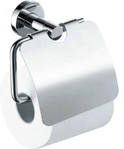 Stainless Steel Toilet Paper Dispenser, Color : White