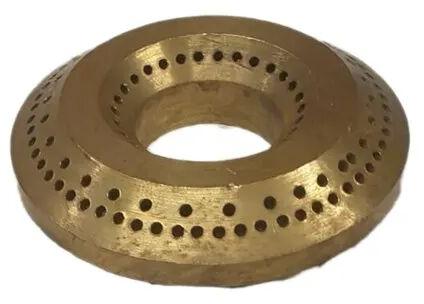 160gm Brass Gas Stove Burner, Shape : Round