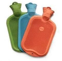 Rectangular Rubber Hot Water Bottle, Color : Multicolors