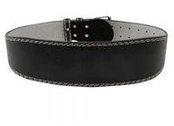 Triple Layer Leather Weight Lifting Belt, Color : Black