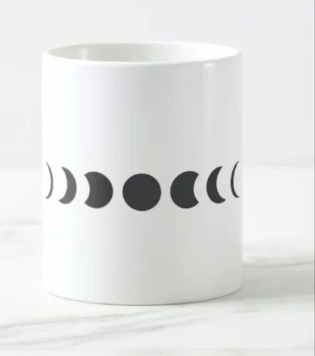 Sublimation Printed Mug, Color : White