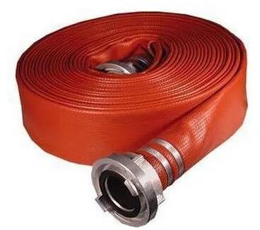 Red Fire Hose Pipe