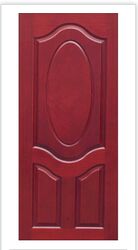 Wood Oval Texture Moulded Doors