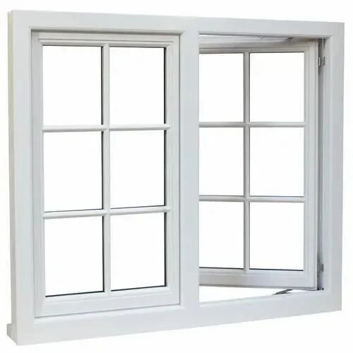 UPVC Casement Windows, Glass Type : Toughened Glass