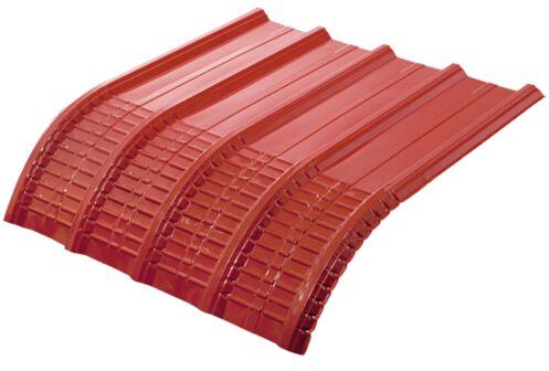 Color Coated Steel Crimp Curve Sheet, Color : Red