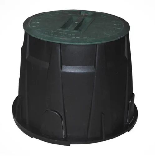 Round FRP Earth Pit Chamber, Color : Black
