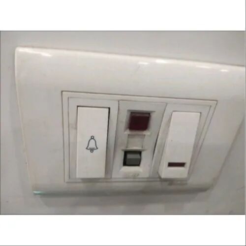 ABS Home Electric Switch Board, Color : White