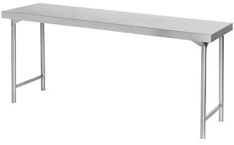 SS Table, for Restaurants, Color :  Silver
