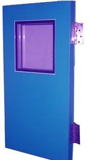 Mild Steel Clean Room Doors, Color : Blue