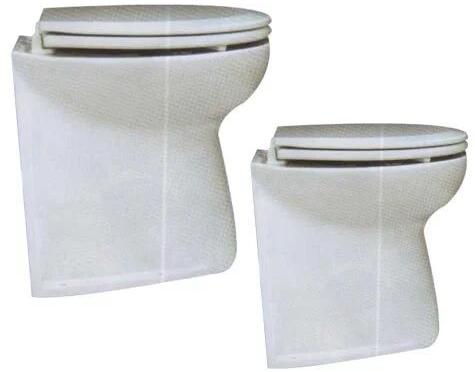 Ceramic Deluxe Flush Toilets, Color : White