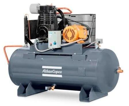 Atlas Copco Reciprocating Air Compressor, Voltage : 430 V
