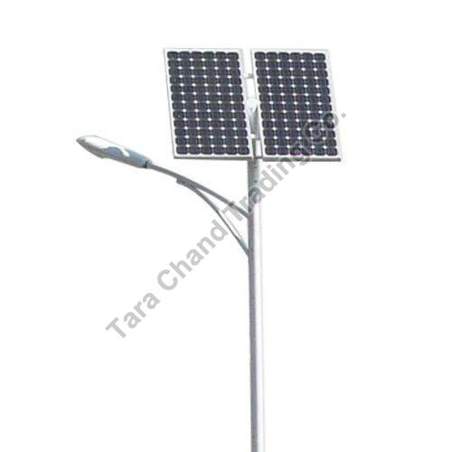 Silver 5 Meter Solar Street Light Pole, for Public Use, Feature : Durable, Heat Resistant, Long Life