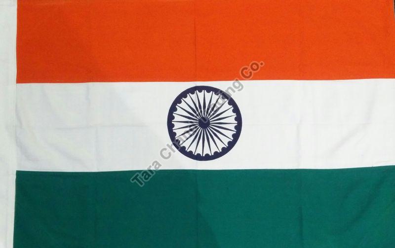 Tricolour Rectangle 6x9 Feet Indian National Flag, for Events, Force, General Use, Style : Flying
