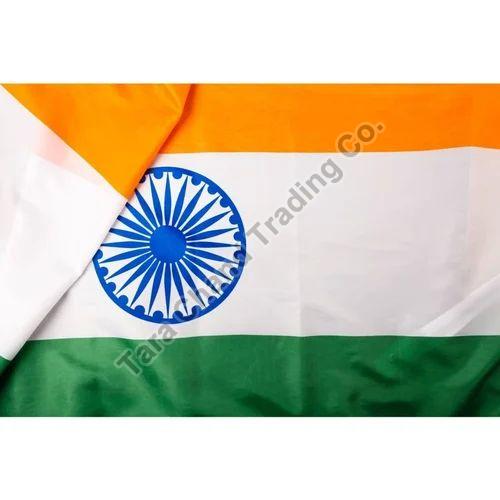Tricolor Rectangle 8x12 Feet Indian National Flag, for Events, Force, General Use, Style : Flying