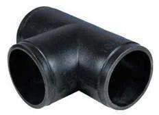 HDPE Pipe Tee, Color : Black