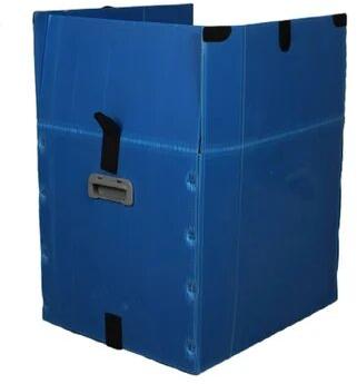 Polypropylene (PP) corrugated box, Color : Blue