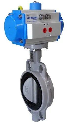 CI Pneumatically Operated Butterfly Valve