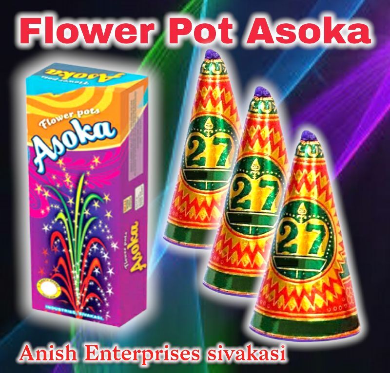 flower pot ashoka cracker