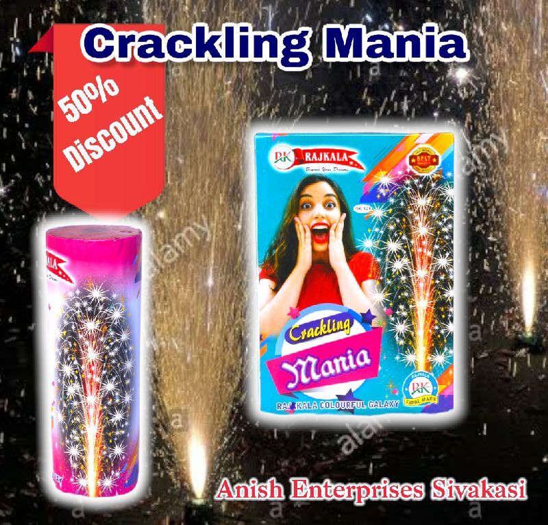 crackling mania colorful cracker