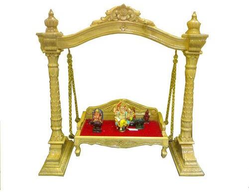 Handcrafted Golden Meenakari Jhula