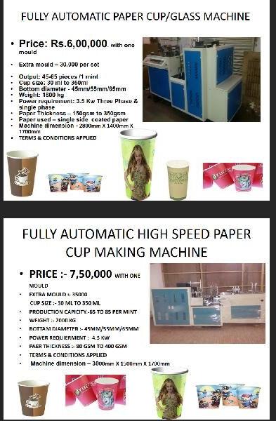 Paper Cup Machine