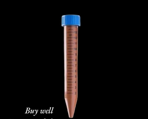 15 Ml Amber Color Centrifuge Tube, for Chemical Laboratory, Feature : Non Pryogenic