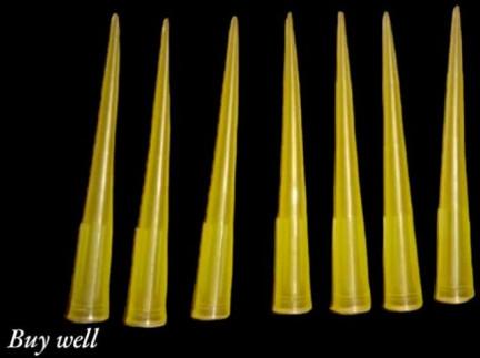 Yellow Micro Pipette Tips 200ul, for Chemical Laboratory, Size : Standard
