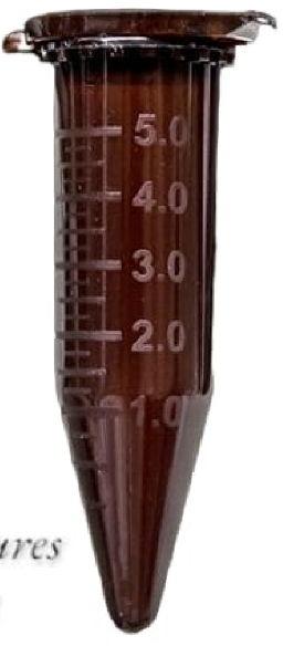1.5 Ml Amber Color Microcentrifuge Tube, for Storing Liquid, Liquid Handling, Feature : Eco Friendly