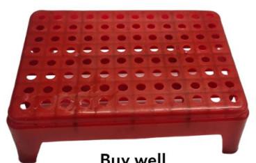 Red Square Plastic Pipette Box, Feature : Durable, Eco Friendly, Leak Resistance, Superior Accuracy