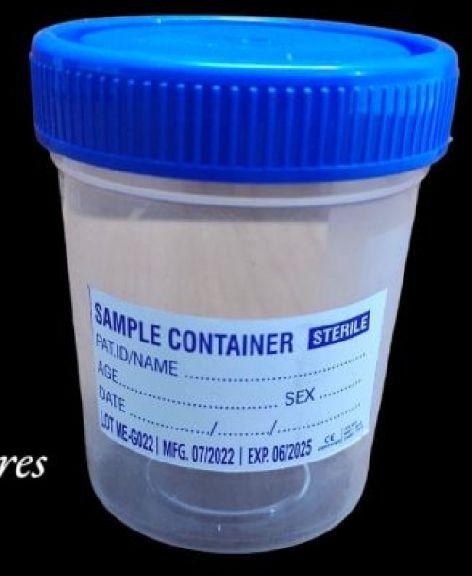 Plain Plastic 100 Ml Urine Container, Feature : Disposable, Durable, Eco Friendly, Supreme Finish