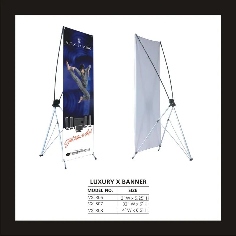 X Banner, Feature : Looks classier, Long lasting, Easy to replace prints, Light Weight economical