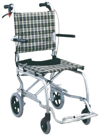 Portable Wheelchair, Feature : Wide nylon seat, Lightweight compact .  