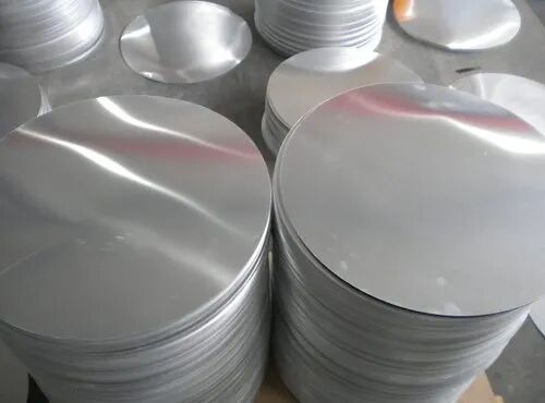 Aluminium Aluminum Circles, Color : Silver