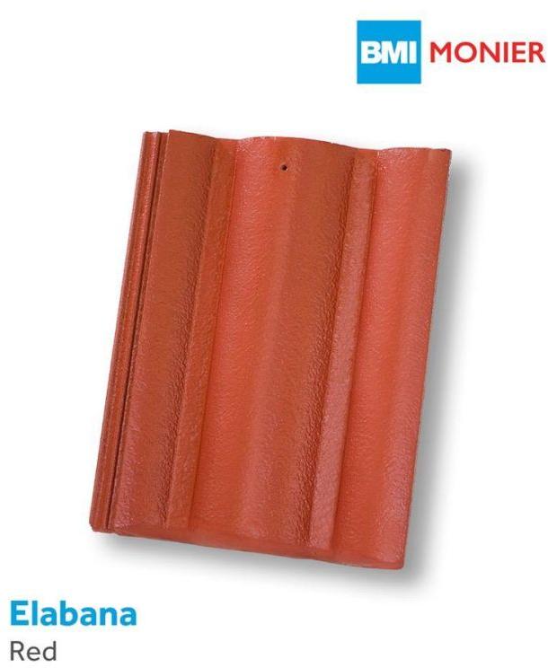 Red Concrete Roof Tiles