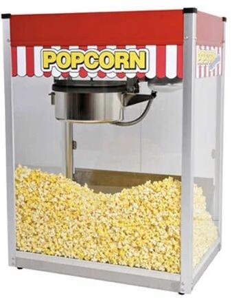 Iron Powder Coating Popcorn Machine, Voltage : 120 V