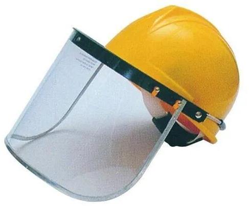 Plastic Safety Helmets, Color : Yellow