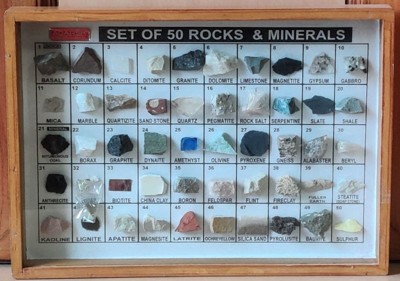 Rocks and Minerals Model
