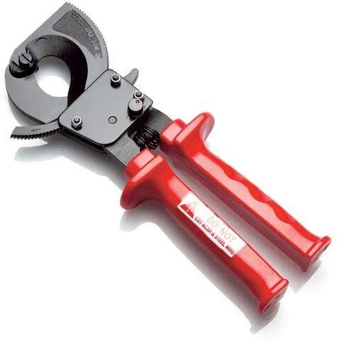 Partex SAE 4140 Alloy Steel (Blade) Ratchet Cable Cutter, Length : 255 mm