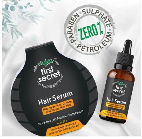 First Secret Hair Growth Serum, for External, Packaging Size : 30 ml