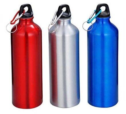 Aluminium Sports Water Bottle, Color : Red, Blue Silver