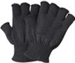 Black Knit Touchscreen Gloves