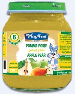 Vitameal Baby Apple Pear Compote
