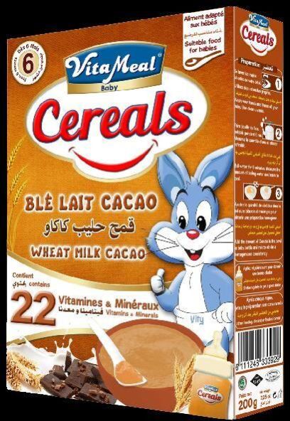 WHEAT MILK CACAO CEREALS