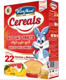 WHEAT MILK FRUITS CEREALS