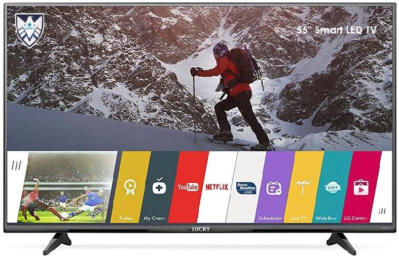 55 inch smart led tv 26900 Rs.  348 USD