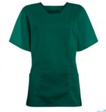 Bottle Green Nurses Scrub Tunic