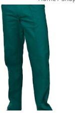Deep Sea Green Pleated Trousers