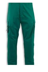 Green Formal Doctor Pants