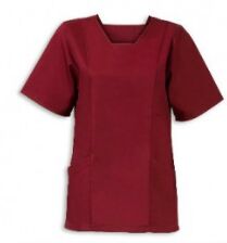 Plain Maroon Nursing Scrub Frock