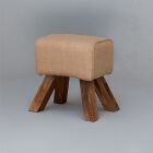 Jute pouffe